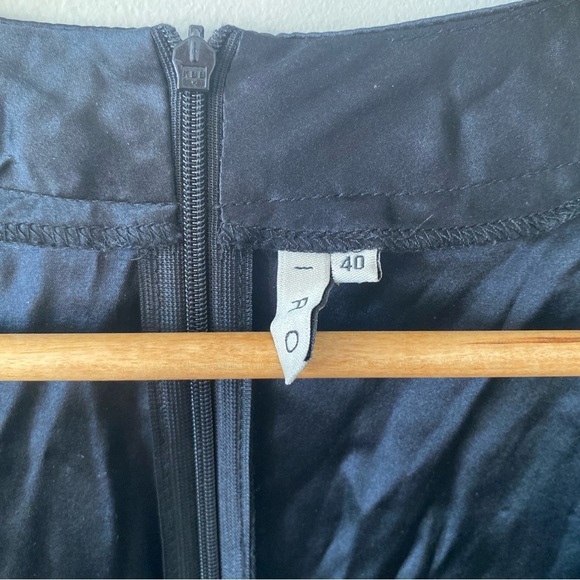 IRO silk mini dress in black Size women’s 8 - Picture 3 of 5